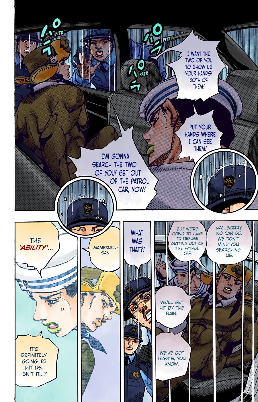 JoJo's Bizarre Adventure Part 8 - JoJolion (Official Colored) Chapter 90 page 5 - Chapter 90: The Wonder of You (The Miracle of Your Love), Part 7