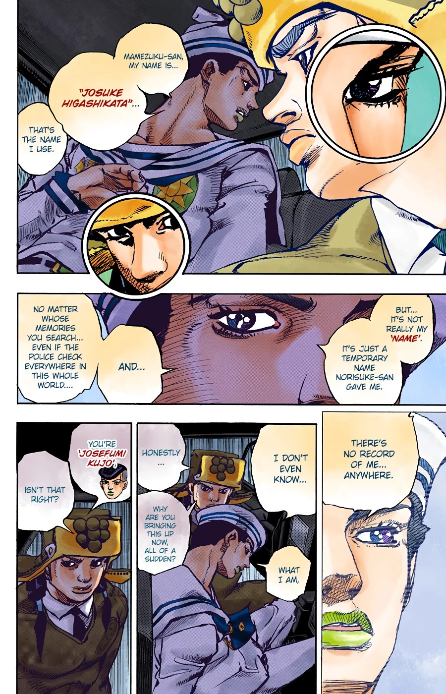 JoJo's Bizarre Adventure Part 8 - JoJolion (Official Colored) Chapter 90 page 7 - Chapter 90: The Wonder of You (The Miracle of Your Love), Part 7