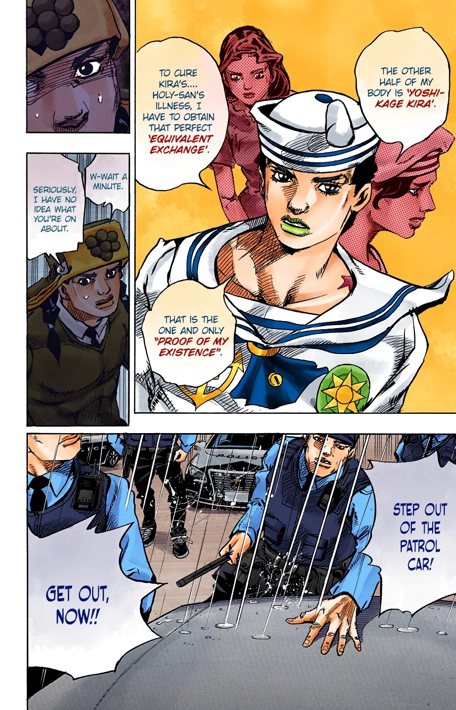 JoJo's Bizarre Adventure Part 8 - JoJolion (Official Colored) Chapter 90 page 9 - Chapter 90: The Wonder of You (The Miracle of Your Love), Part 7