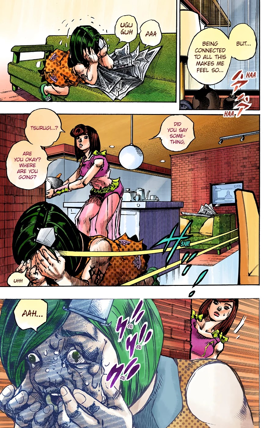 JoJo's Bizarre Adventure Part 8 - JoJolion (Official Colored) Chapter 91 page 14 - Chapter 91: The Wonder of You (The Miracle of Your Love), Part 8