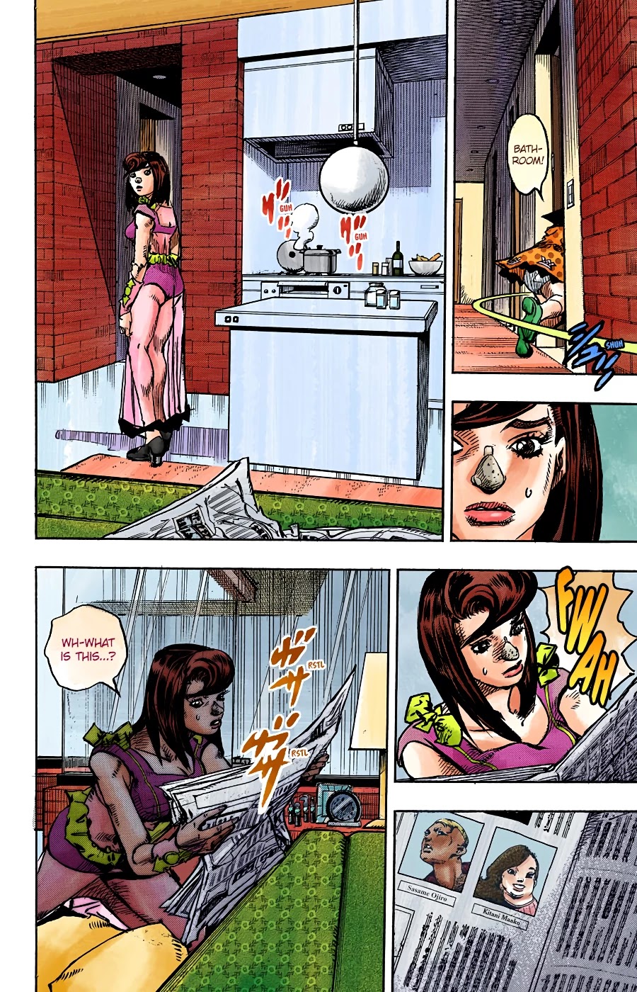 JoJo's Bizarre Adventure Part 8 - JoJolion (Official Colored) Chapter 91 page 15 - Chapter 91: The Wonder of You (The Miracle of Your Love), Part 8