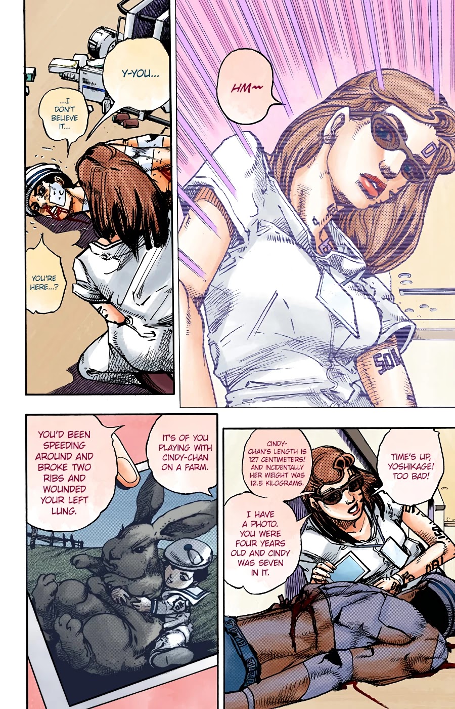JoJo's Bizarre Adventure Part 8 - JoJolion (Official Colored) Chapter 92 page 7 - Chapter 92: The Wonder of You (The Miracle of Your Love), Part 9