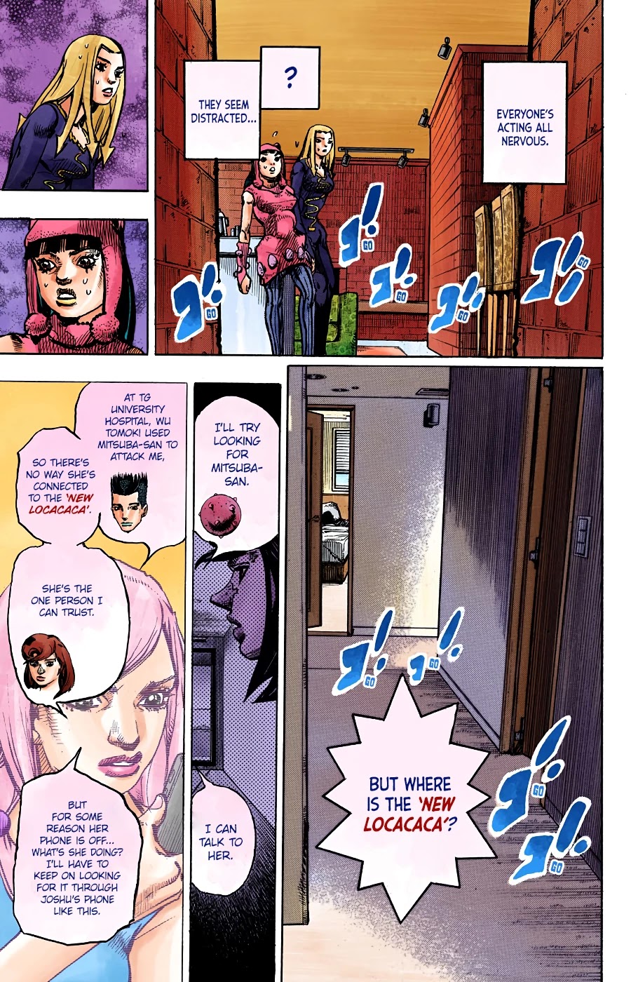 JoJo's Bizarre Adventure Part 8 - JoJolion (Official Colored) Chapter 93 page 18 - Chapter 93: The Wonder of You (The Miracle of Your Love), Part 10