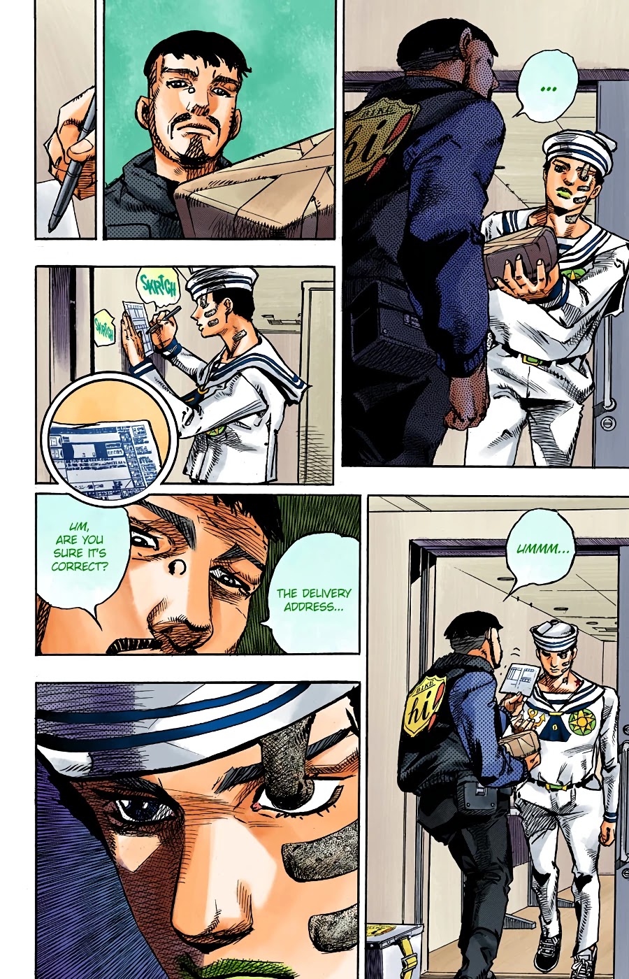 JoJo's Bizarre Adventure Part 8 - JoJolion (Official Colored) Chapter 93 page 5 - Chapter 93: The Wonder of You (The Miracle of Your Love), Part 10