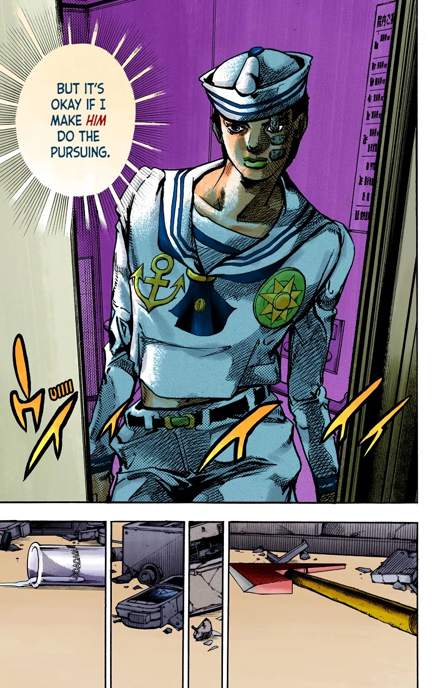 JoJo's Bizarre Adventure Part 8 - JoJolion (Official Colored) Chapter 93 page 8 - Chapter 93: The Wonder of You (The Miracle of Your Love), Part 10