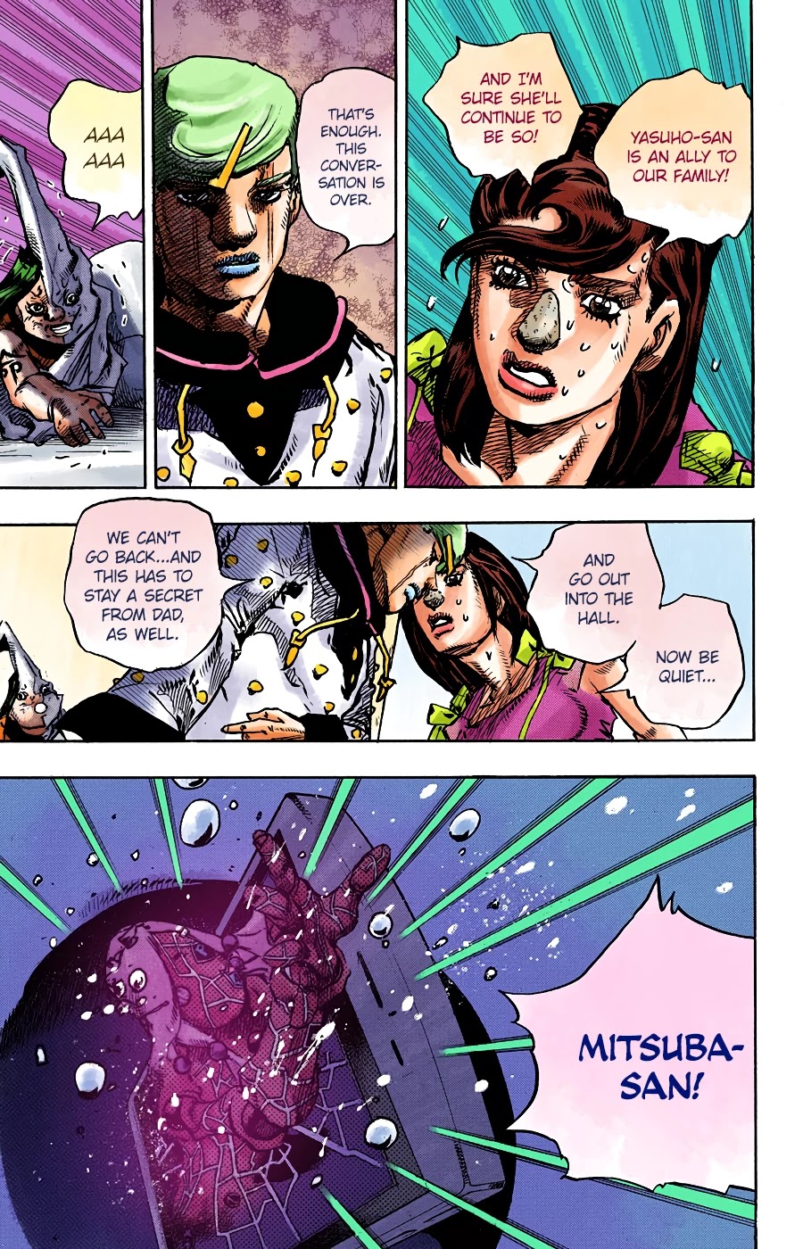 JoJo's Bizarre Adventure Part 8 - JoJolion (Official Colored) Chapter 94 page 18 - Chapter 94: The Wonder of You (The Miracle of Your Love), Part 11