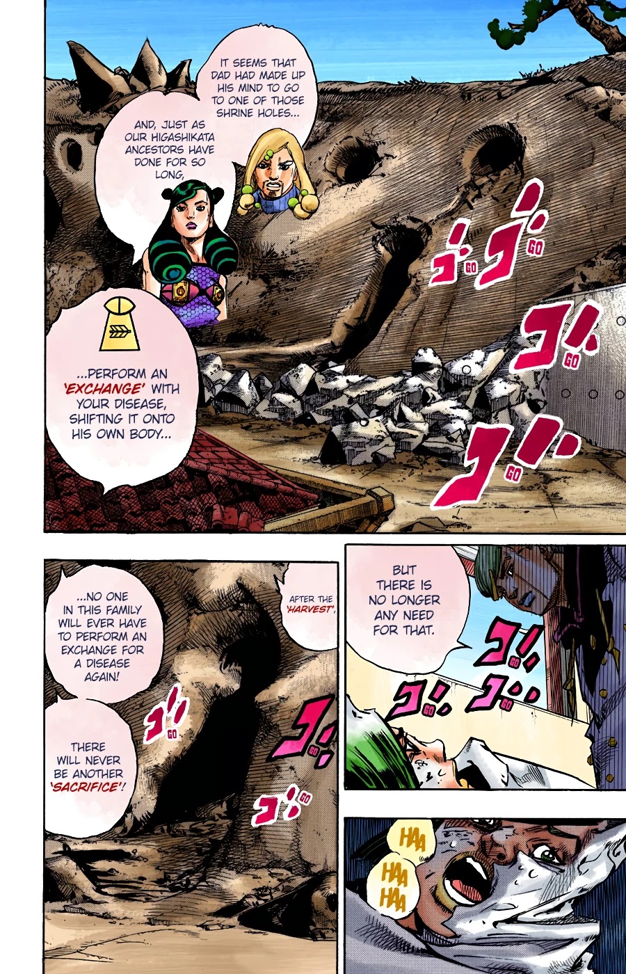 JoJo's Bizarre Adventure Part 8 - JoJolion (Official Colored) Chapter 94 page 3 - Chapter 94: The Wonder of You (The Miracle of Your Love), Part 11
