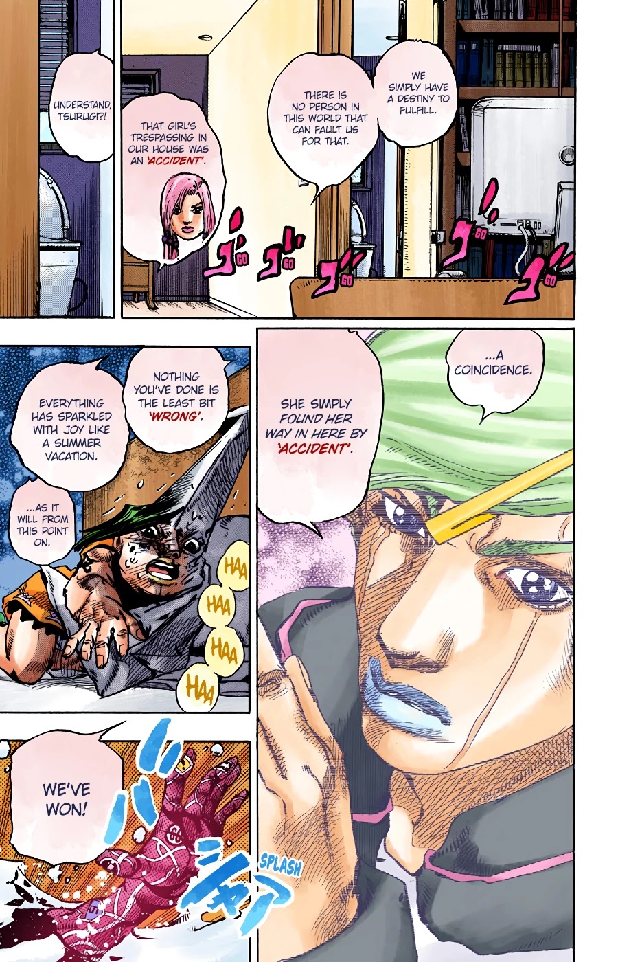 JoJo's Bizarre Adventure Part 8 - JoJolion (Official Colored) Chapter 94 page 4 - Chapter 94: The Wonder of You (The Miracle of Your Love), Part 11