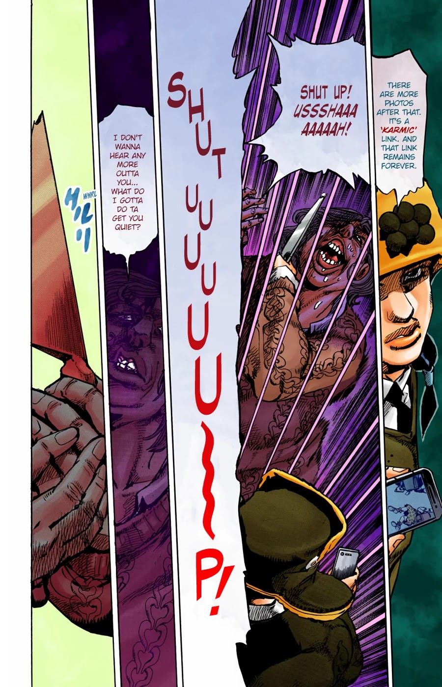 JoJo's Bizarre Adventure Part 8 - JoJolion (Official Colored) Chapter 96 page 16 - Chapter 96: Just Don't Move