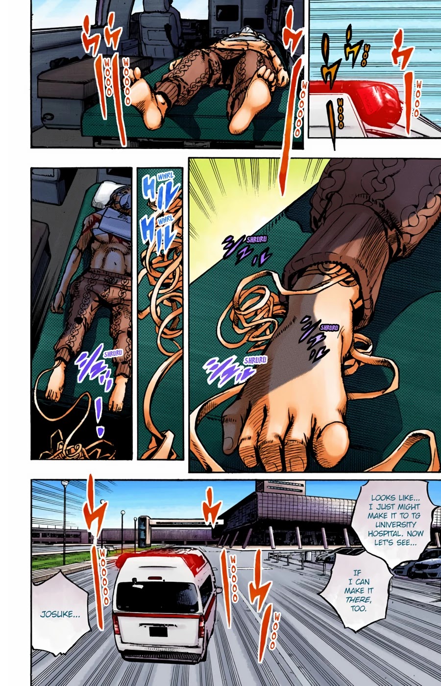 JoJo's Bizarre Adventure Part 8 - JoJolion (Official Colored) Chapter 96 page 18 - Chapter 96: Just Don't Move
