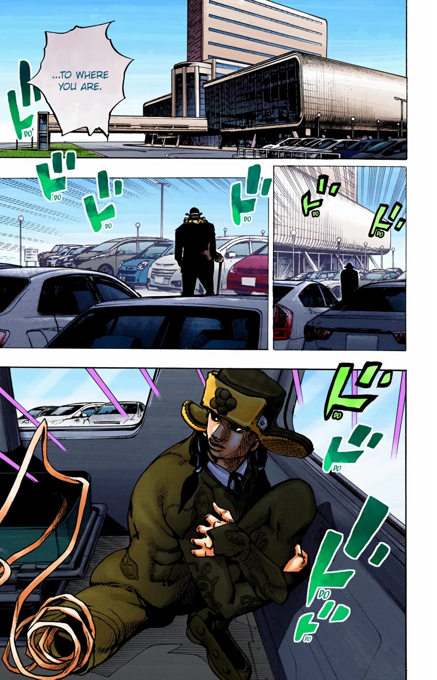 JoJo's Bizarre Adventure Part 8 - JoJolion (Official Colored) Chapter 96 page 19 - Chapter 96: Just Don't Move