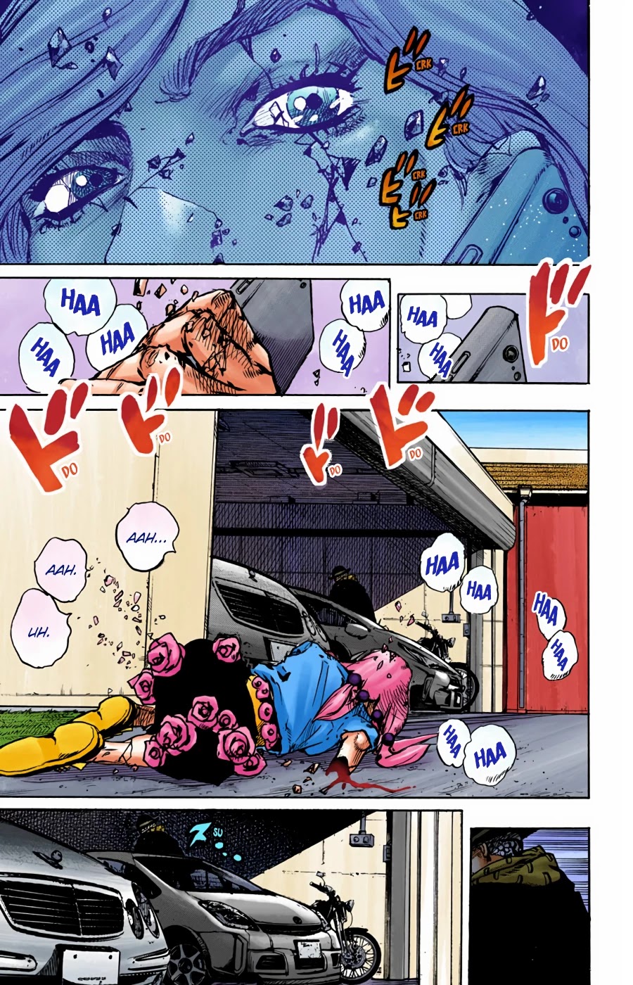 JoJo's Bizarre Adventure Part 8 - JoJolion (Official Colored) Chapter 96 page 21 - Chapter 96: Just Don't Move