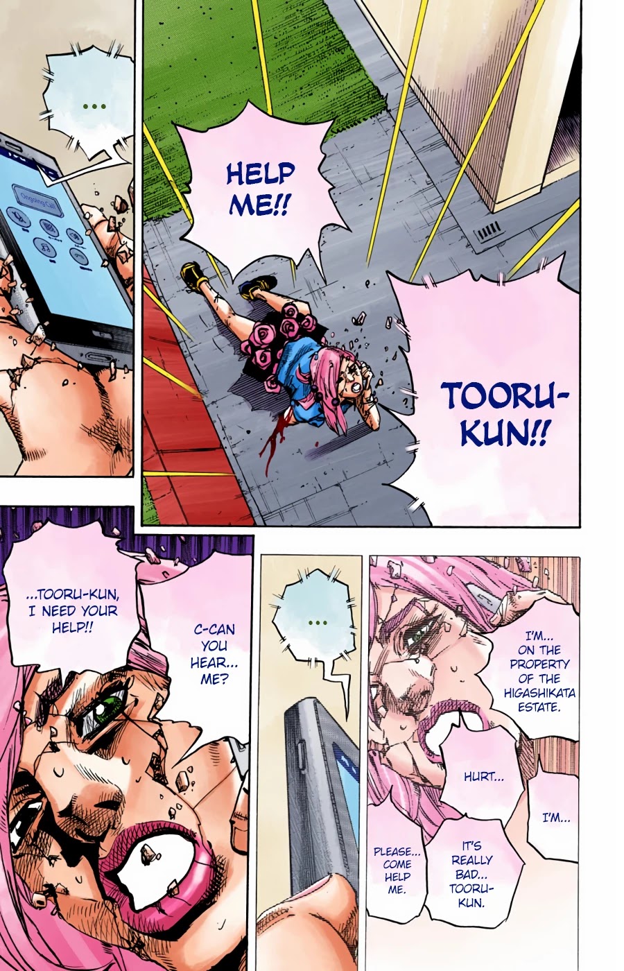 JoJo's Bizarre Adventure Part 8 - JoJolion (Official Colored) Chapter 96 page 23 - Chapter 96: Just Don't Move