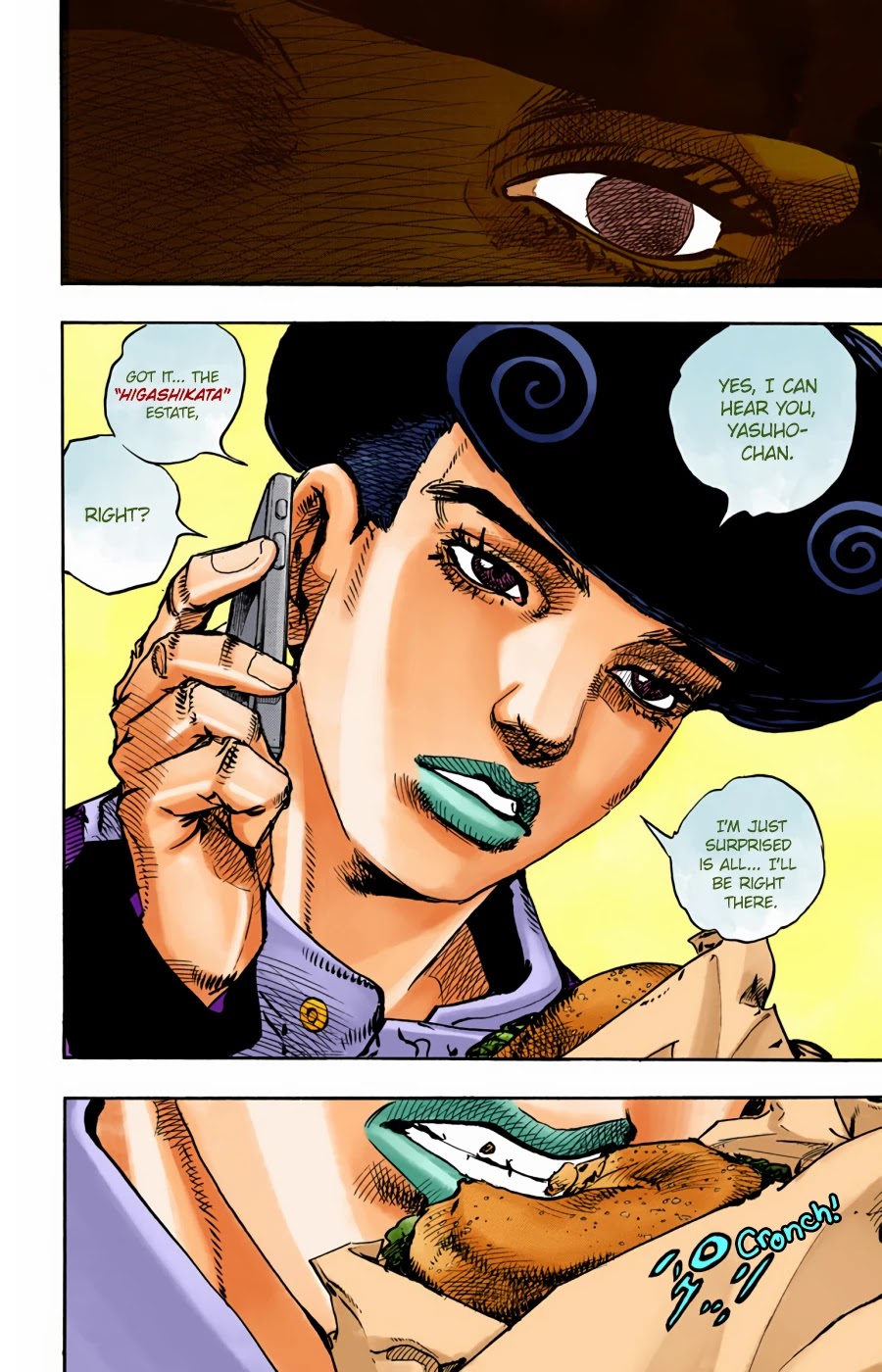 JoJo's Bizarre Adventure Part 8 - JoJolion (Official Colored) Chapter 96 page 24 - Chapter 96: Just Don't Move