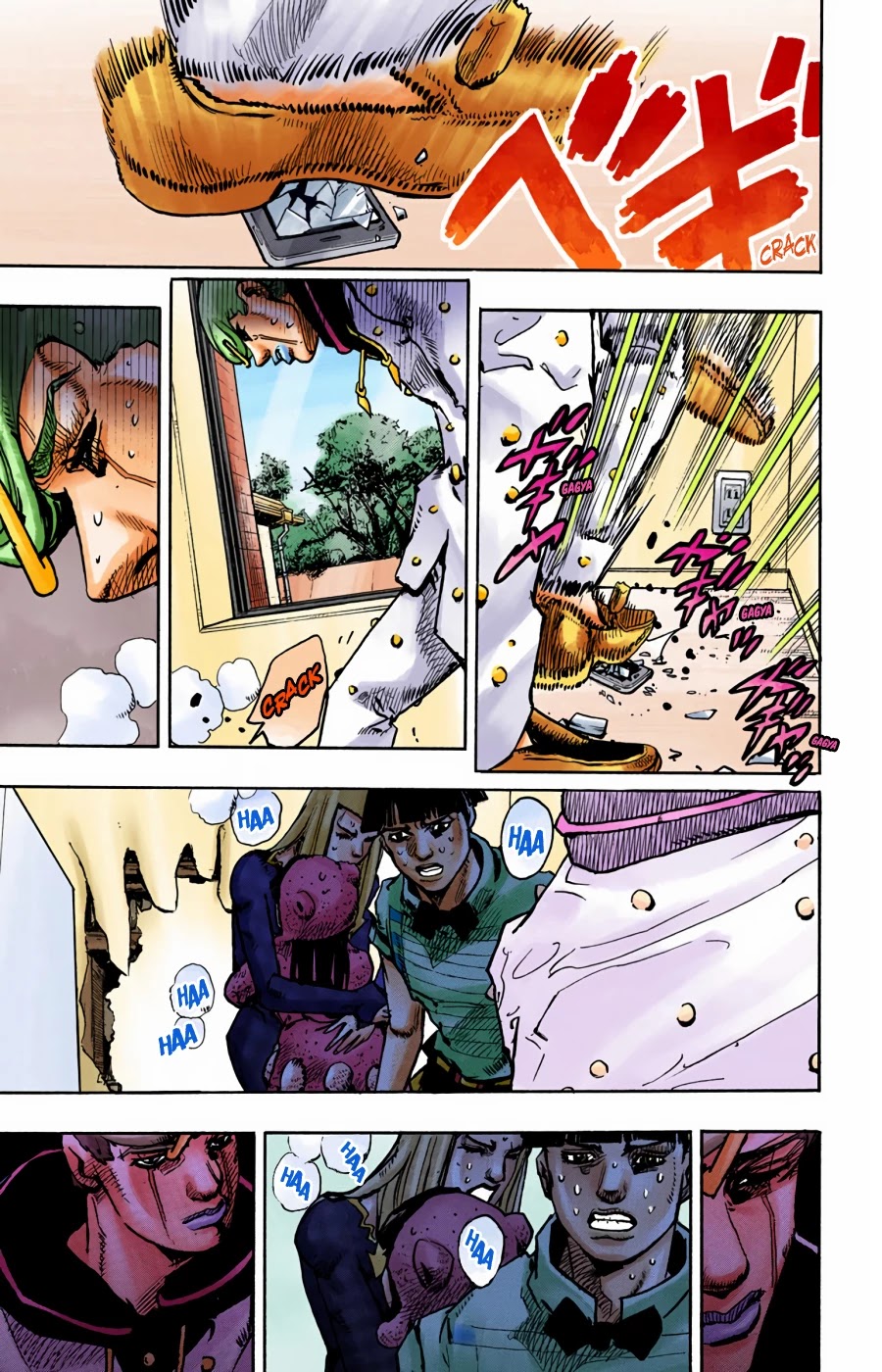 JoJo's Bizarre Adventure Part 8 - JoJolion (Official Colored) Chapter 96 page 27 - Chapter 96: Just Don't Move
