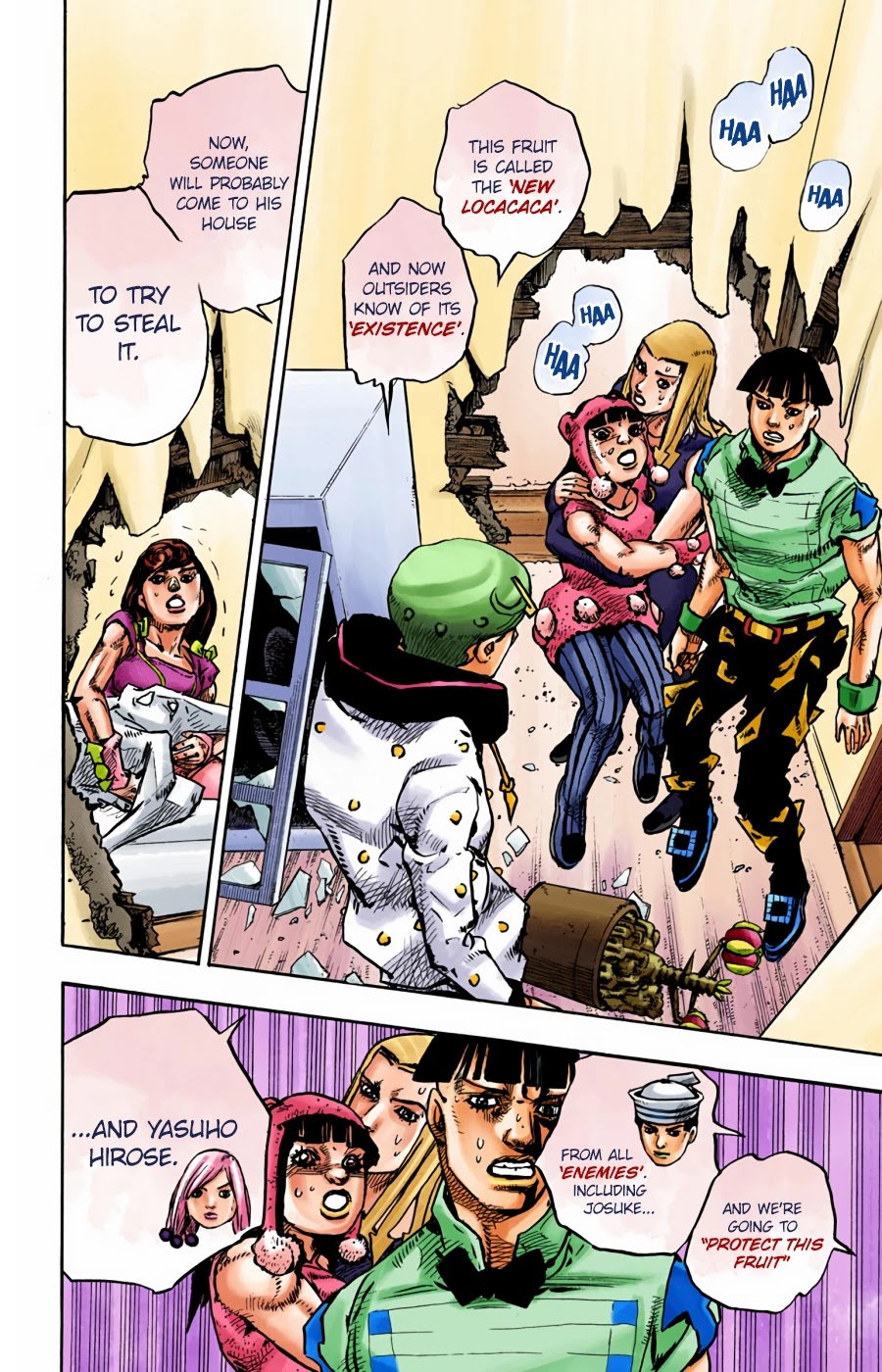 JoJo's Bizarre Adventure Part 8 - JoJolion (Official Colored) Chapter 96 page 28 - Chapter 96: Just Don't Move