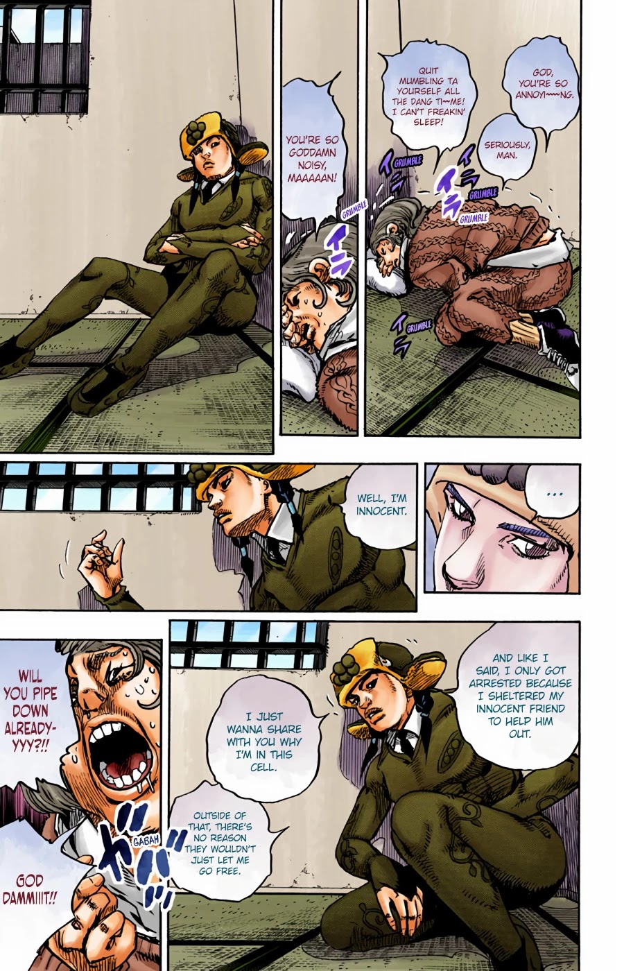 JoJo's Bizarre Adventure Part 8 - JoJolion (Official Colored) Chapter 96 page 3 - Chapter 96: Just Don't Move