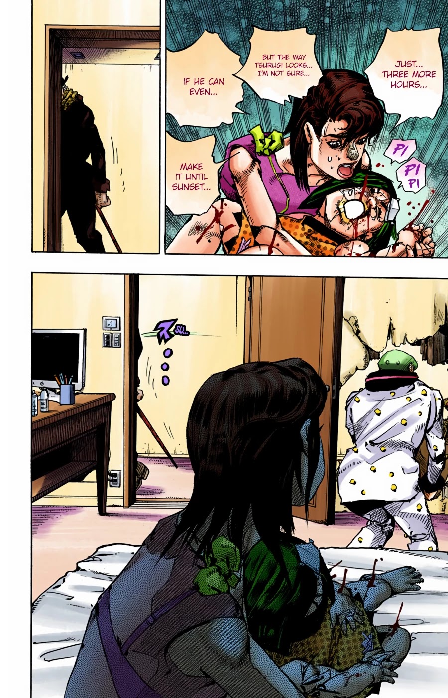 JoJo's Bizarre Adventure Part 8 - JoJolion (Official Colored) Chapter 96 page 32 - Chapter 96: Just Don't Move