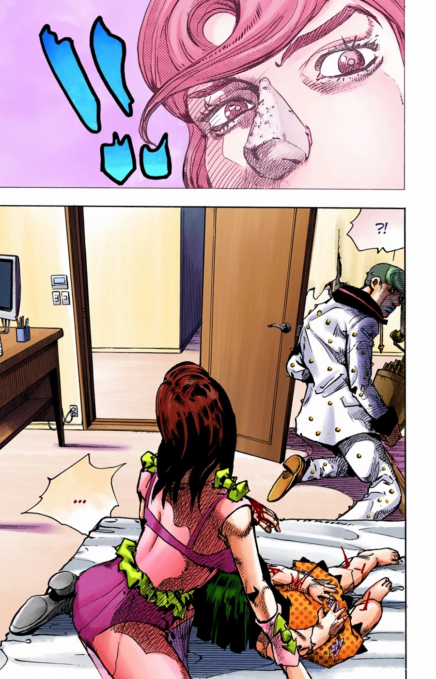 JoJo's Bizarre Adventure Part 8 - JoJolion (Official Colored) Chapter 96 page 33 - Chapter 96: Just Don't Move