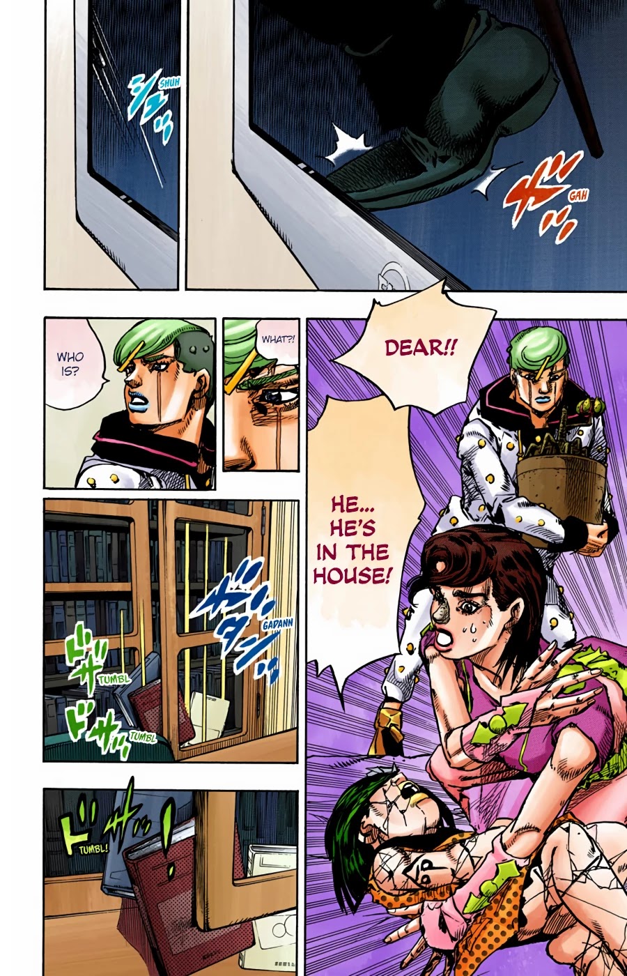 JoJo's Bizarre Adventure Part 8 - JoJolion (Official Colored) Chapter 96 page 35 - Chapter 96: Just Don't Move
