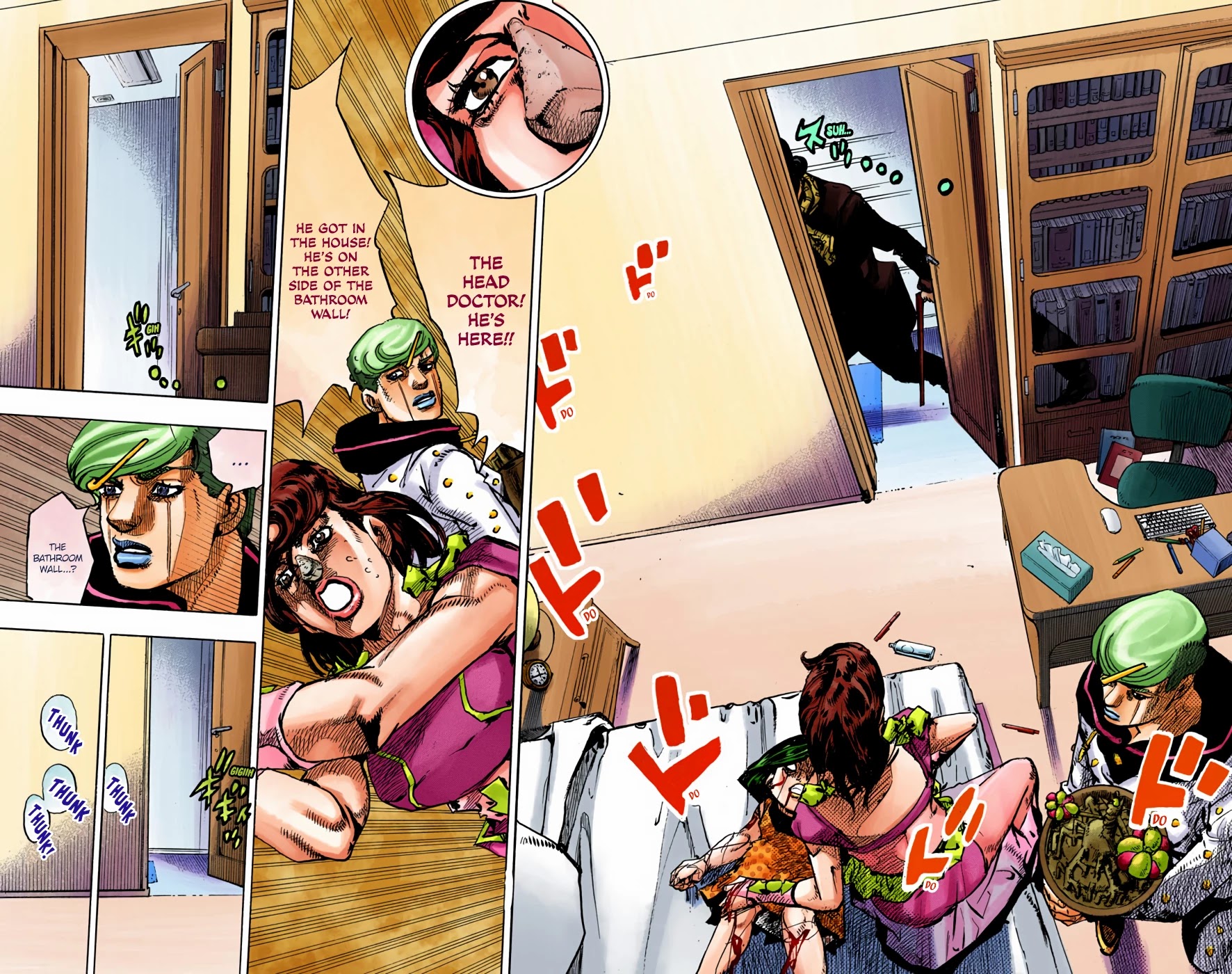 JoJo's Bizarre Adventure Part 8 - JoJolion (Official Colored) Chapter 96 page 37 - Chapter 96: Just Don't Move