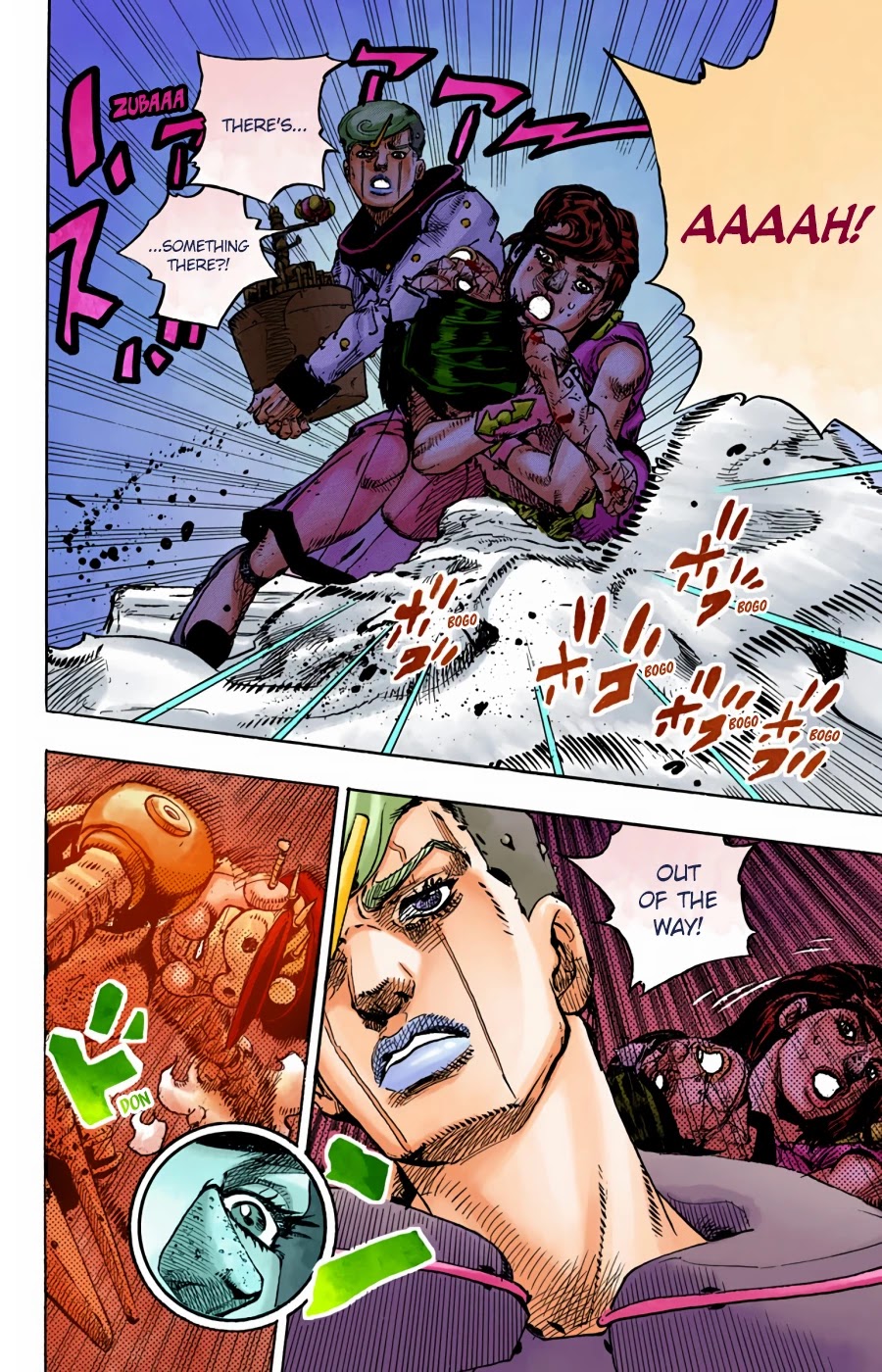 JoJo's Bizarre Adventure Part 8 - JoJolion (Official Colored) Chapter 96 page 41 - Chapter 96: Just Don't Move