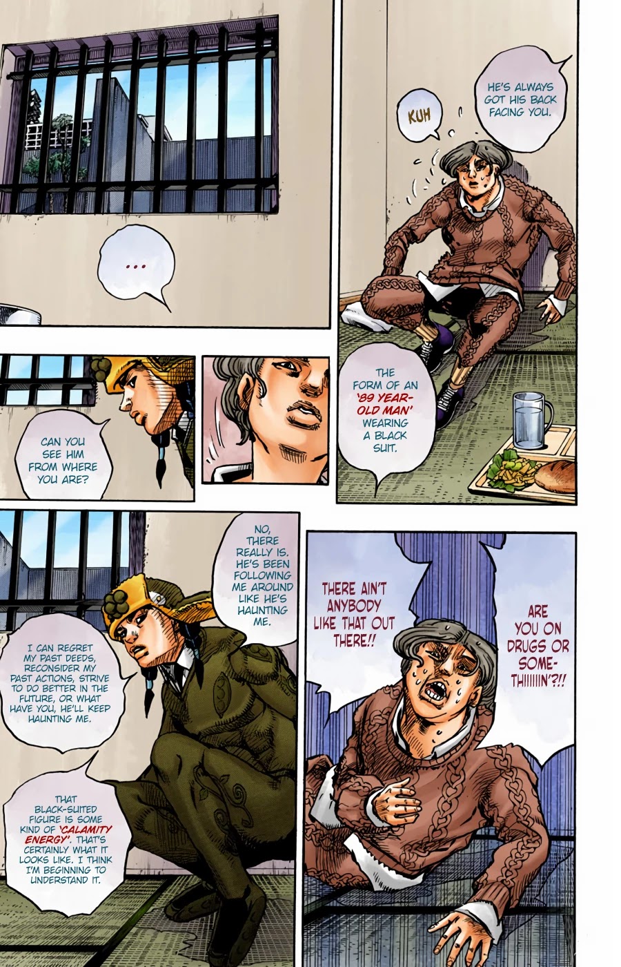 JoJo's Bizarre Adventure Part 8 - JoJolion (Official Colored) Chapter 96 page 7 - Chapter 96: Just Don't Move