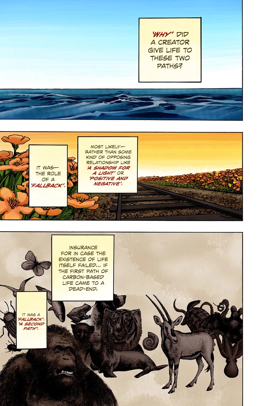 JoJo's Bizarre Adventure Part 8 - JoJolion (Official Colored) Chapter 99 page 17 - Chapter 99: The Wonder of You (The Miracle of Your Love), Part 16