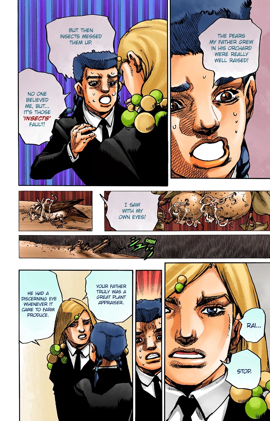 JoJo's Bizarre Adventure Part 8 - JoJolion (Official Colored) Chapter 99 page 24 - Chapter 99: The Wonder of You (The Miracle of Your Love), Part 16