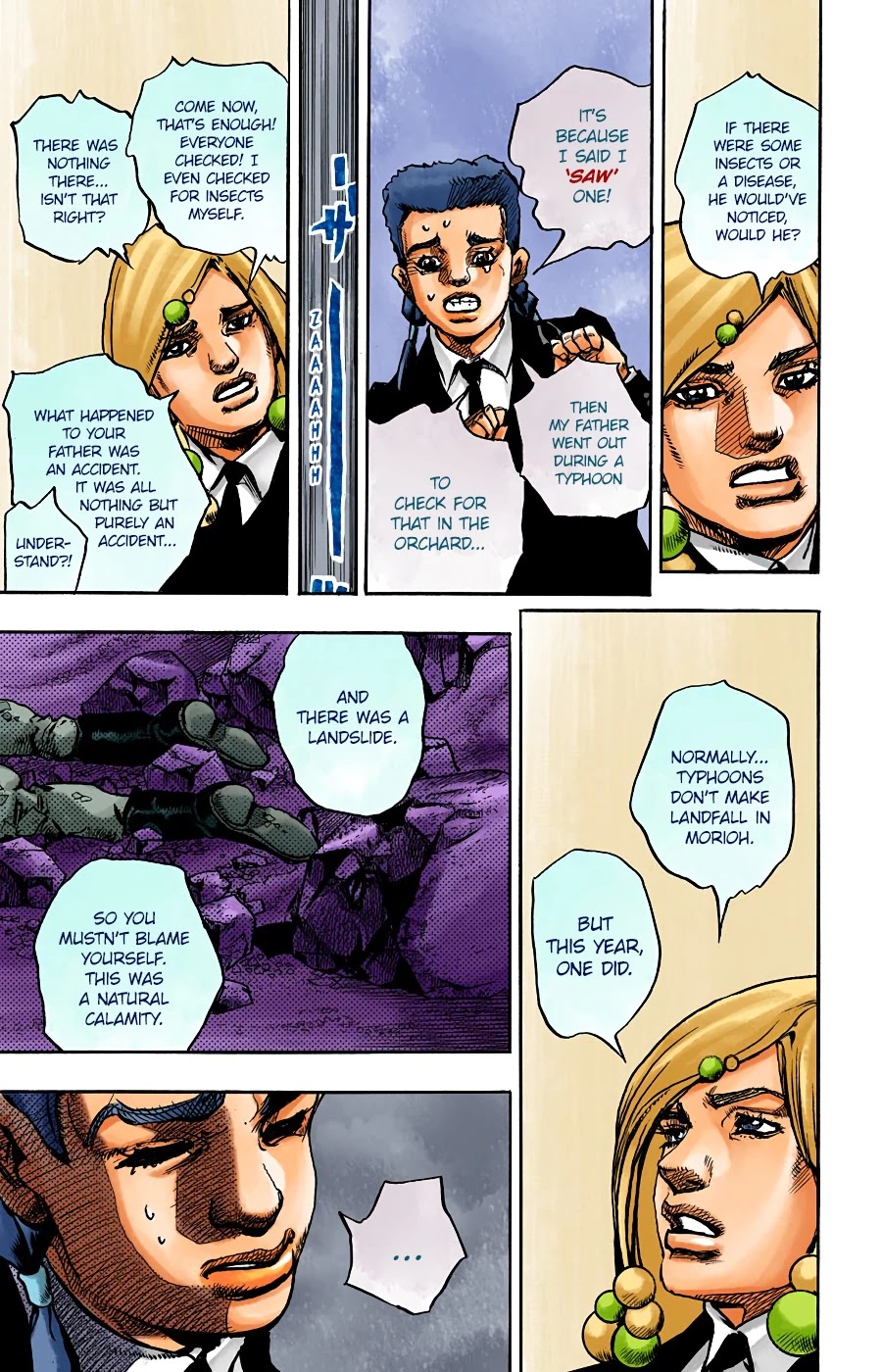 JoJo's Bizarre Adventure Part 8 - JoJolion (Official Colored) Chapter 99 page 25 - Chapter 99: The Wonder of You (The Miracle of Your Love), Part 16
