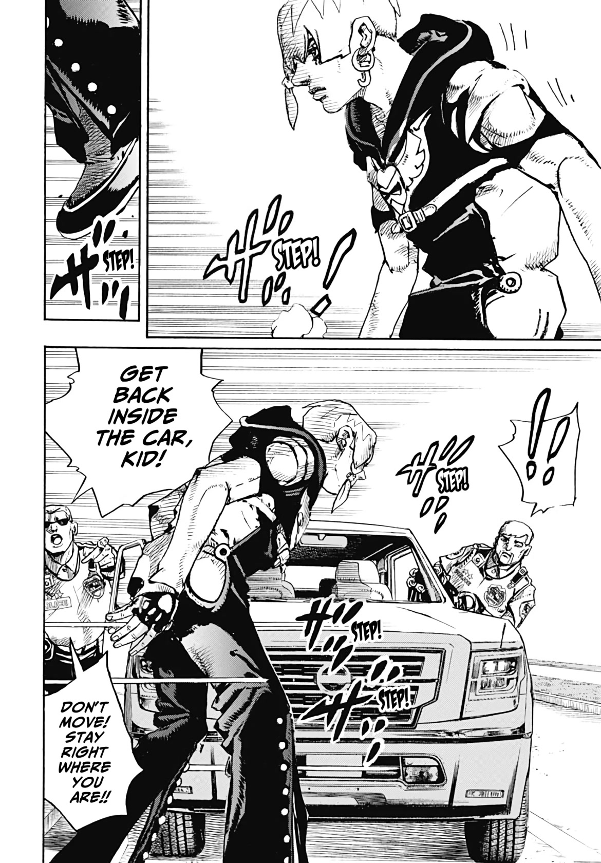 JoJo's Bizarre Adventure Part 9 - The JOJOLands Chapter 1 page 16 - Chapter 1: Mechanisms