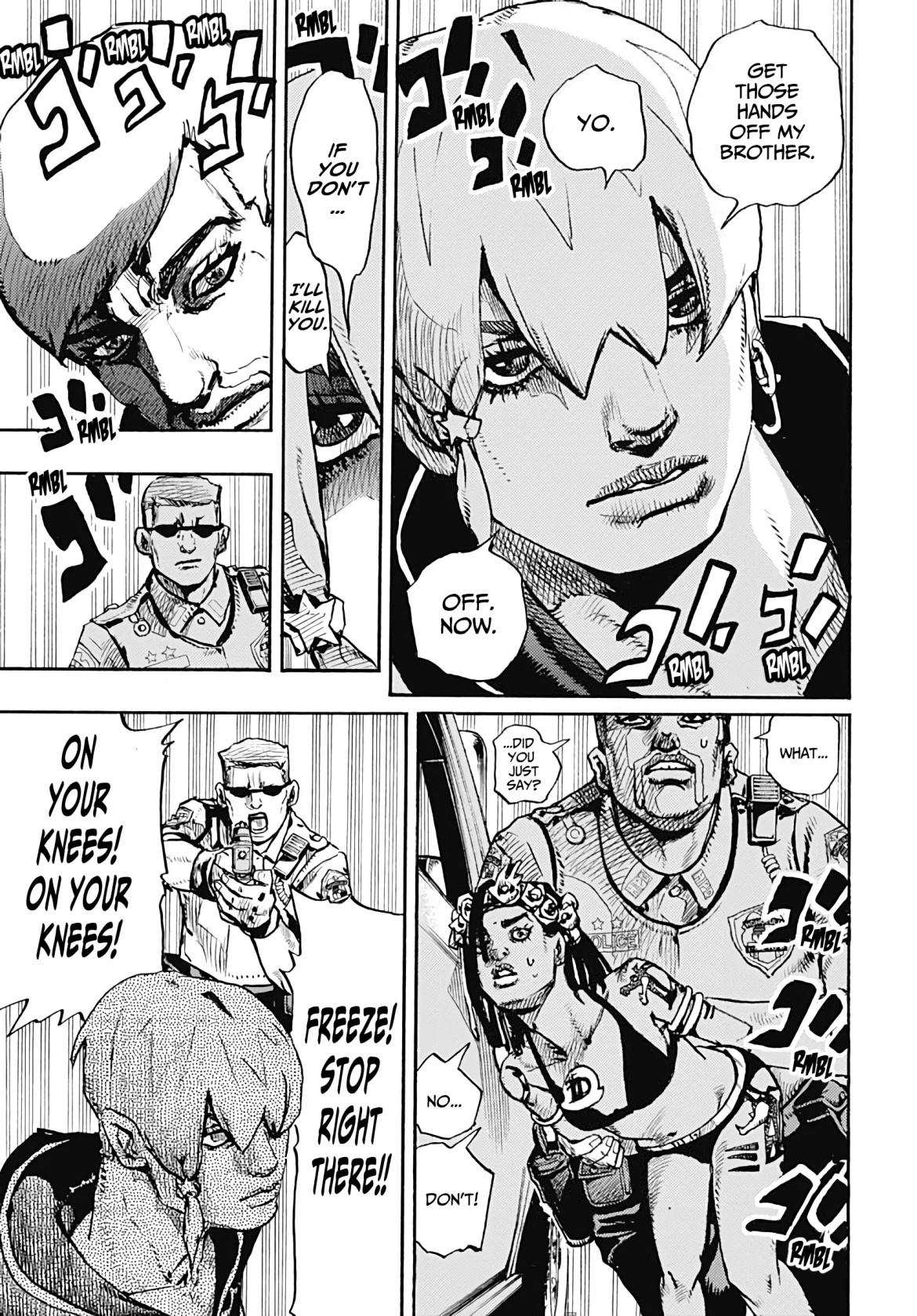 JoJo's Bizarre Adventure Part 9 - The JOJOLands Chapter 1 page 17 - Chapter 1: Mechanisms