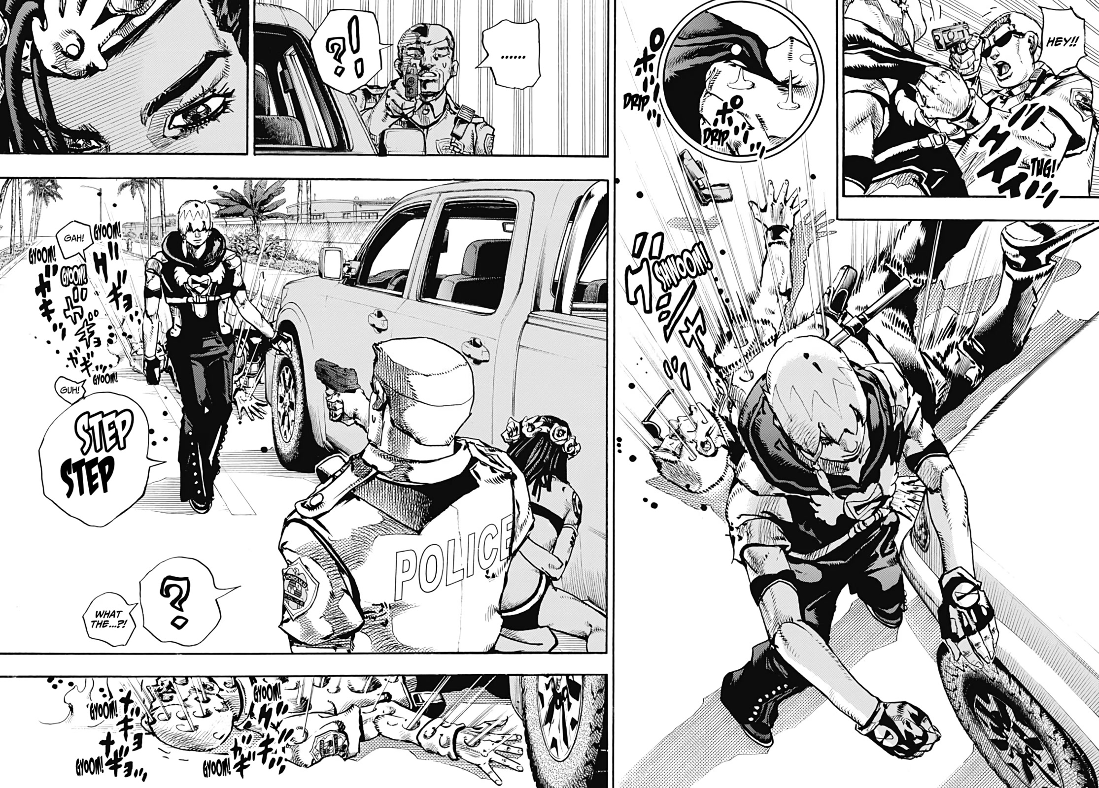 JoJo's Bizarre Adventure Part 9 - The JOJOLands Chapter 1 page 19 - Chapter 1: Mechanisms