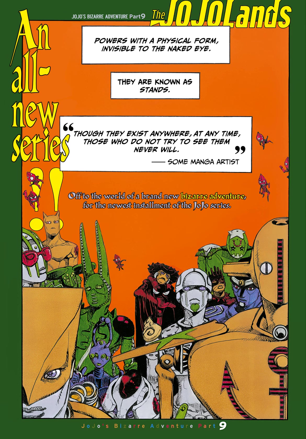 JoJo's Bizarre Adventure Part 9 - The JOJOLands Chapter 1 page 2 - Chapter 1: Mechanisms
