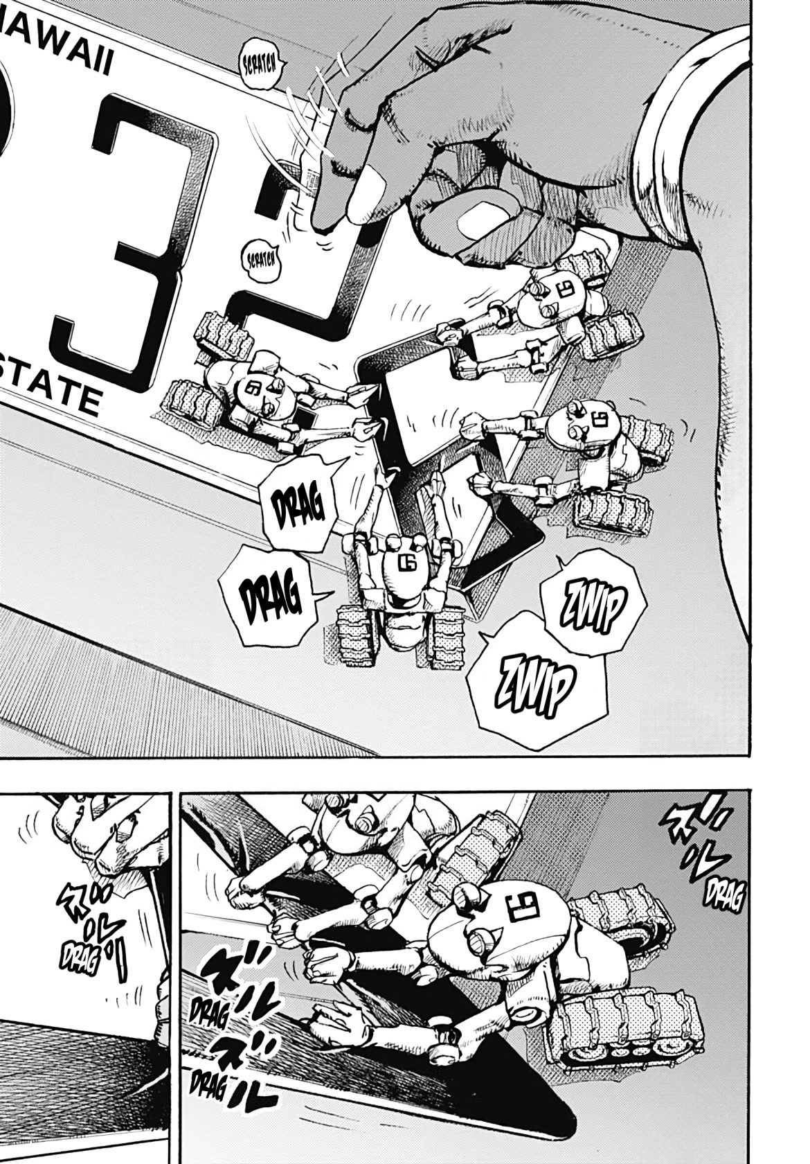JoJo's Bizarre Adventure Part 9 - The JOJOLands Chapter 1 page 27 - Chapter 1: Mechanisms