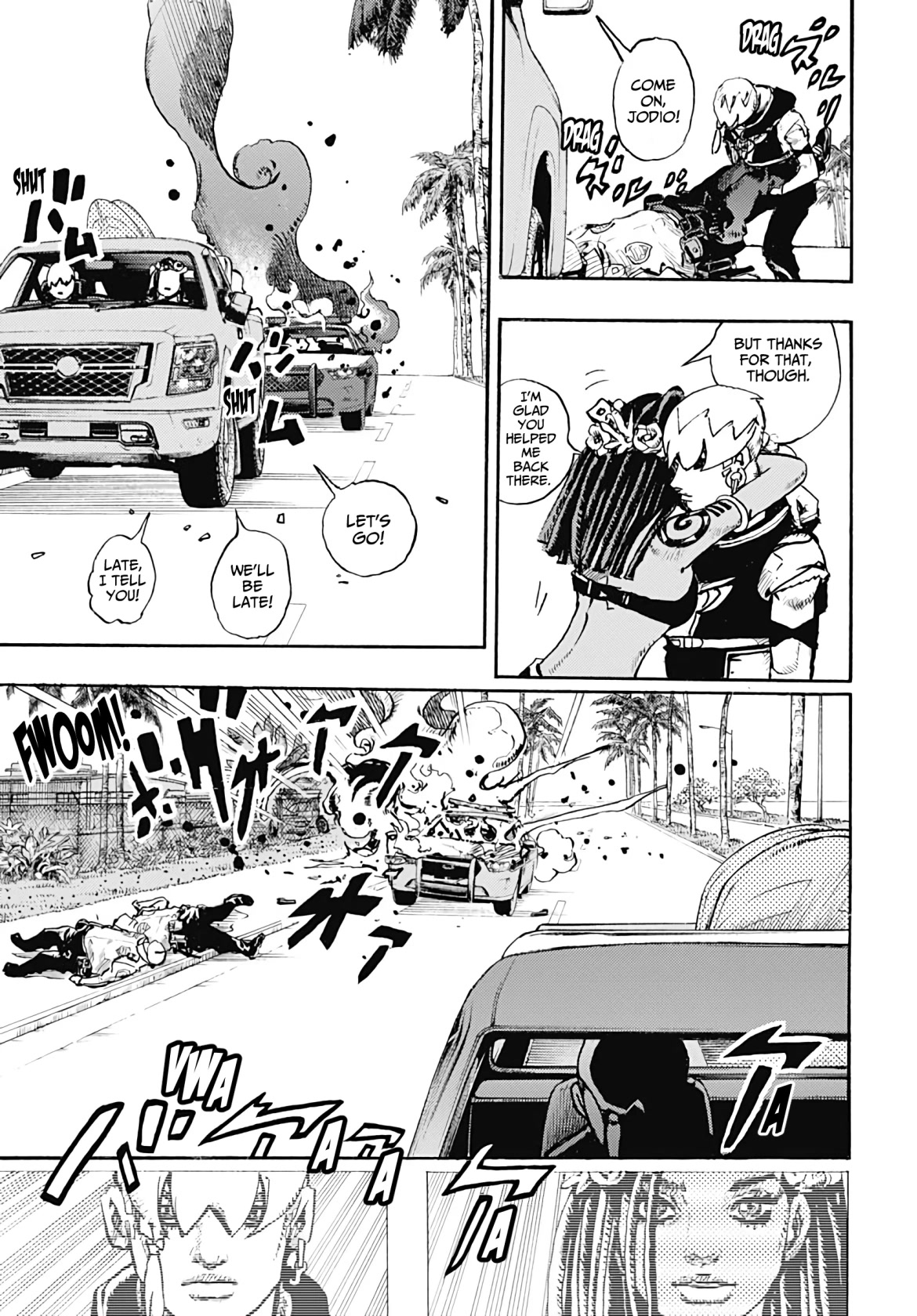 JoJo's Bizarre Adventure Part 9 - The JOJOLands Chapter 1 page 29 - Chapter 1: Mechanisms