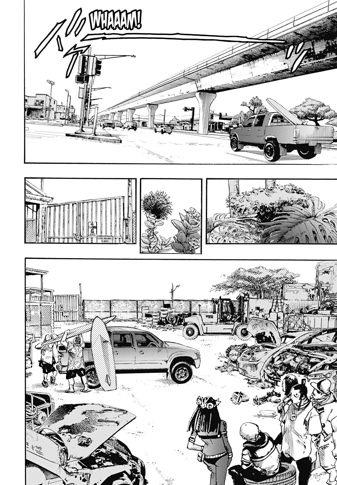 JoJo's Bizarre Adventure Part 9 - The JOJOLands Chapter 1 page 30 - Chapter 1: Mechanisms