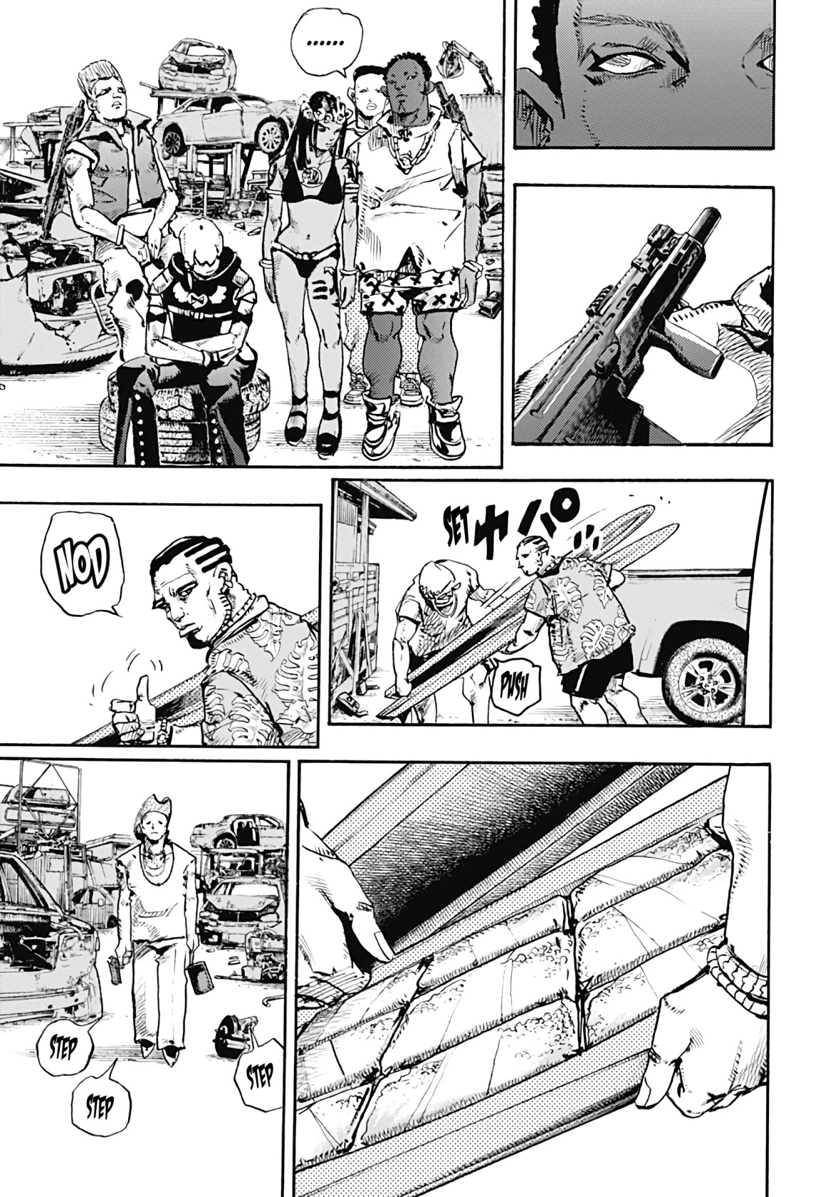 JoJo's Bizarre Adventure Part 9 - The JOJOLands Chapter 1 page 31 - Chapter 1: Mechanisms
