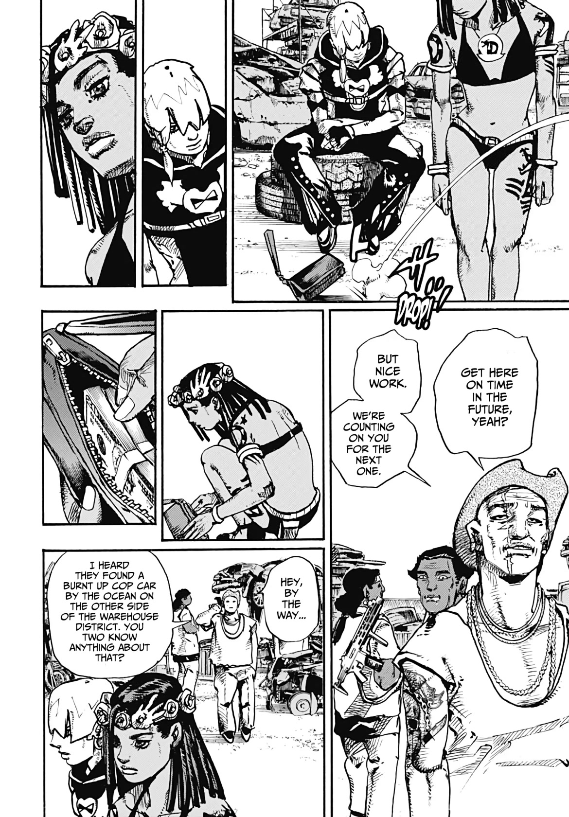 JoJo's Bizarre Adventure Part 9 - The JOJOLands Chapter 1 page 32 - Chapter 1: Mechanisms