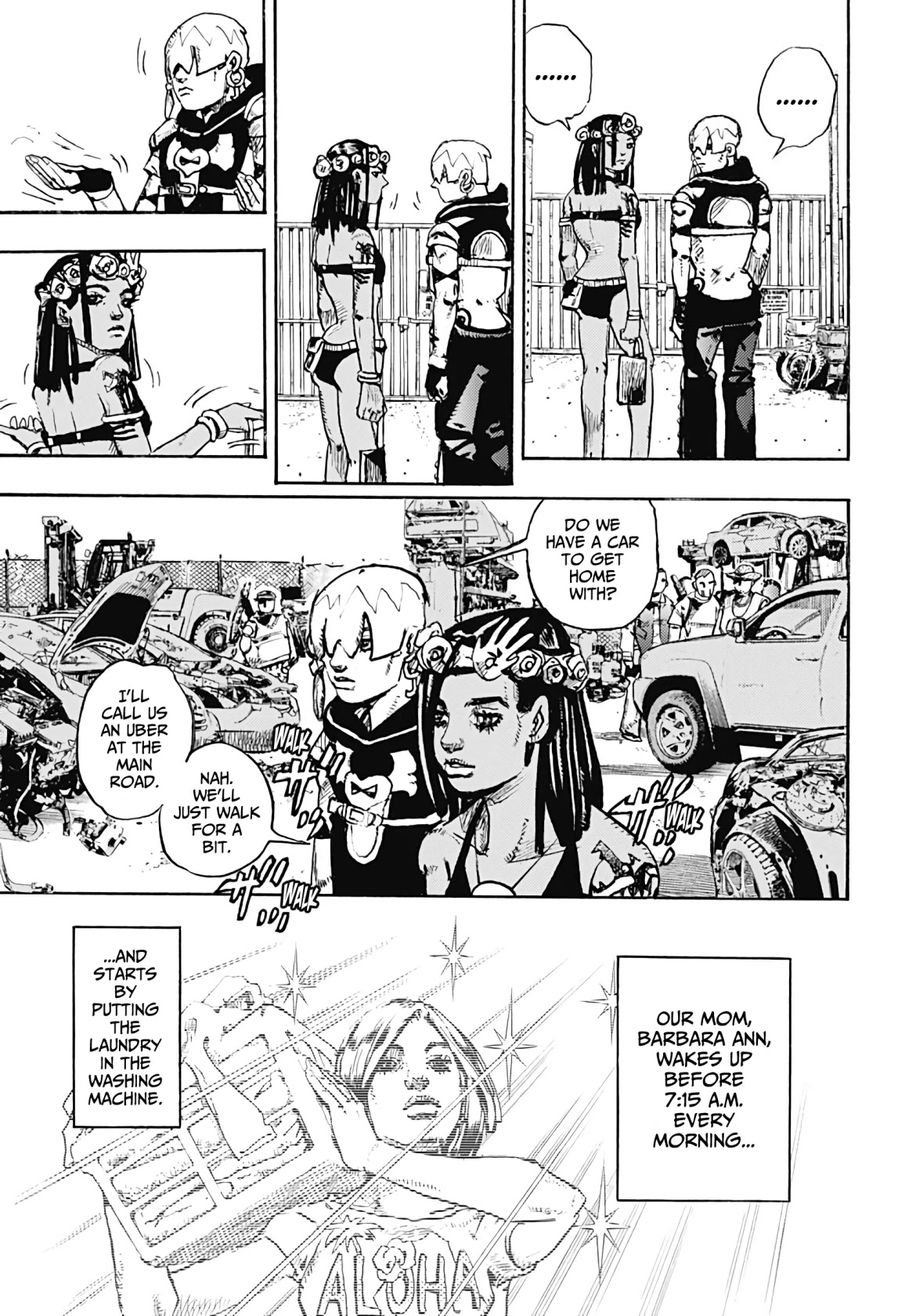 JoJo's Bizarre Adventure Part 9 - The JOJOLands Chapter 1 page 33 - Chapter 1: Mechanisms