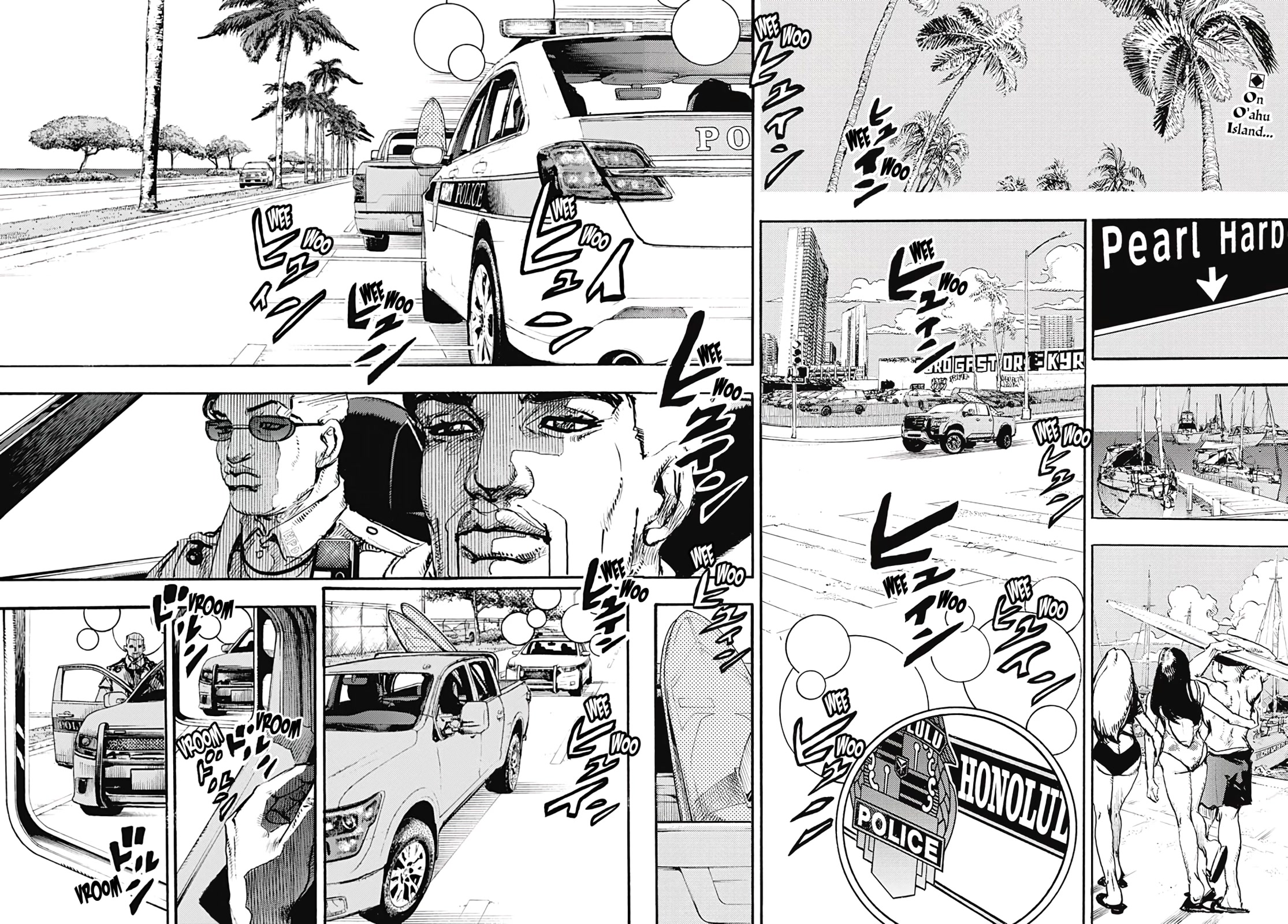 JoJo's Bizarre Adventure Part 9 - The JOJOLands Chapter 1 page 4 - Chapter 1: Mechanisms