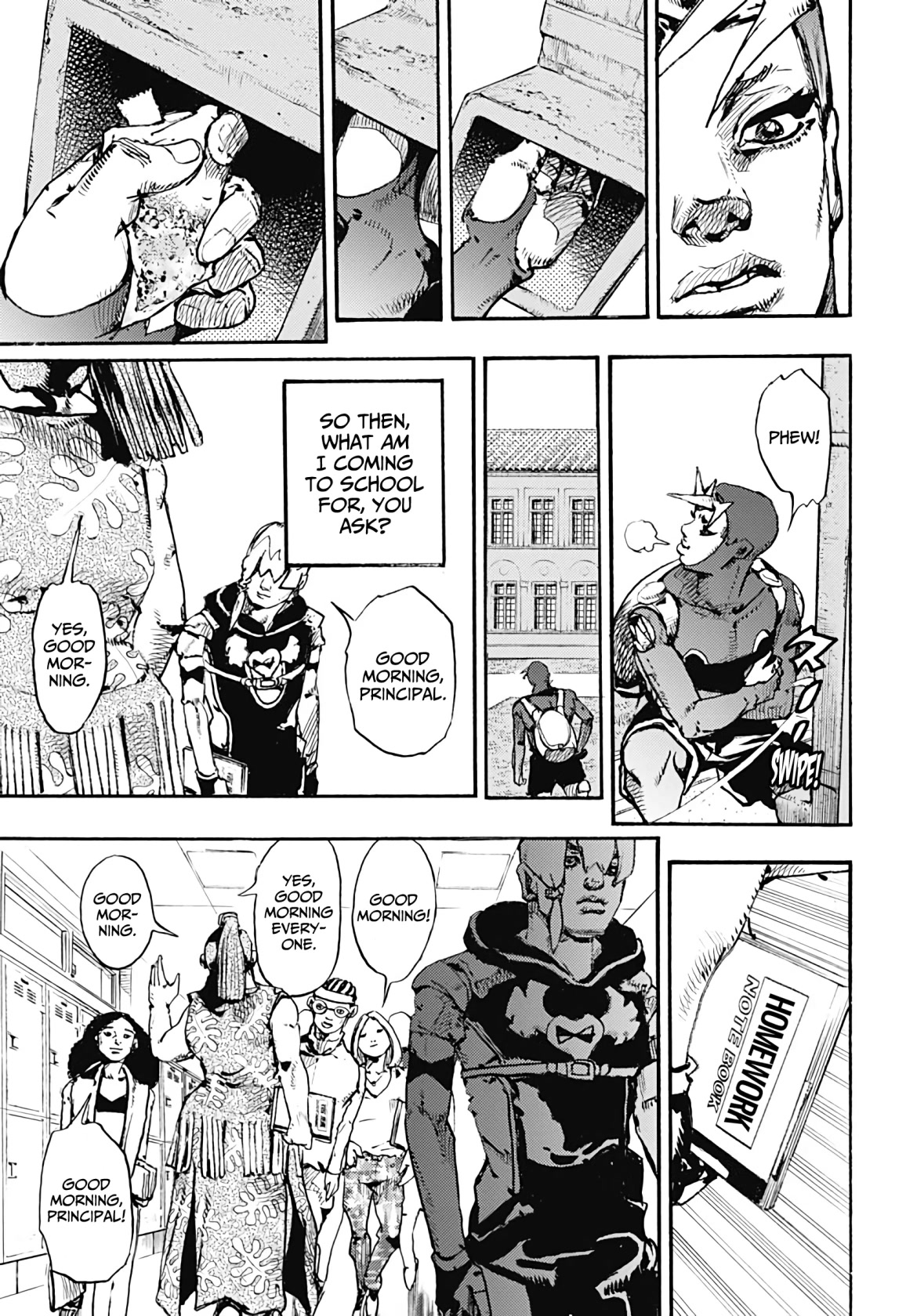 JoJo's Bizarre Adventure Part 9 - The JOJOLands Chapter 1 page 41 - Chapter 1: Mechanisms