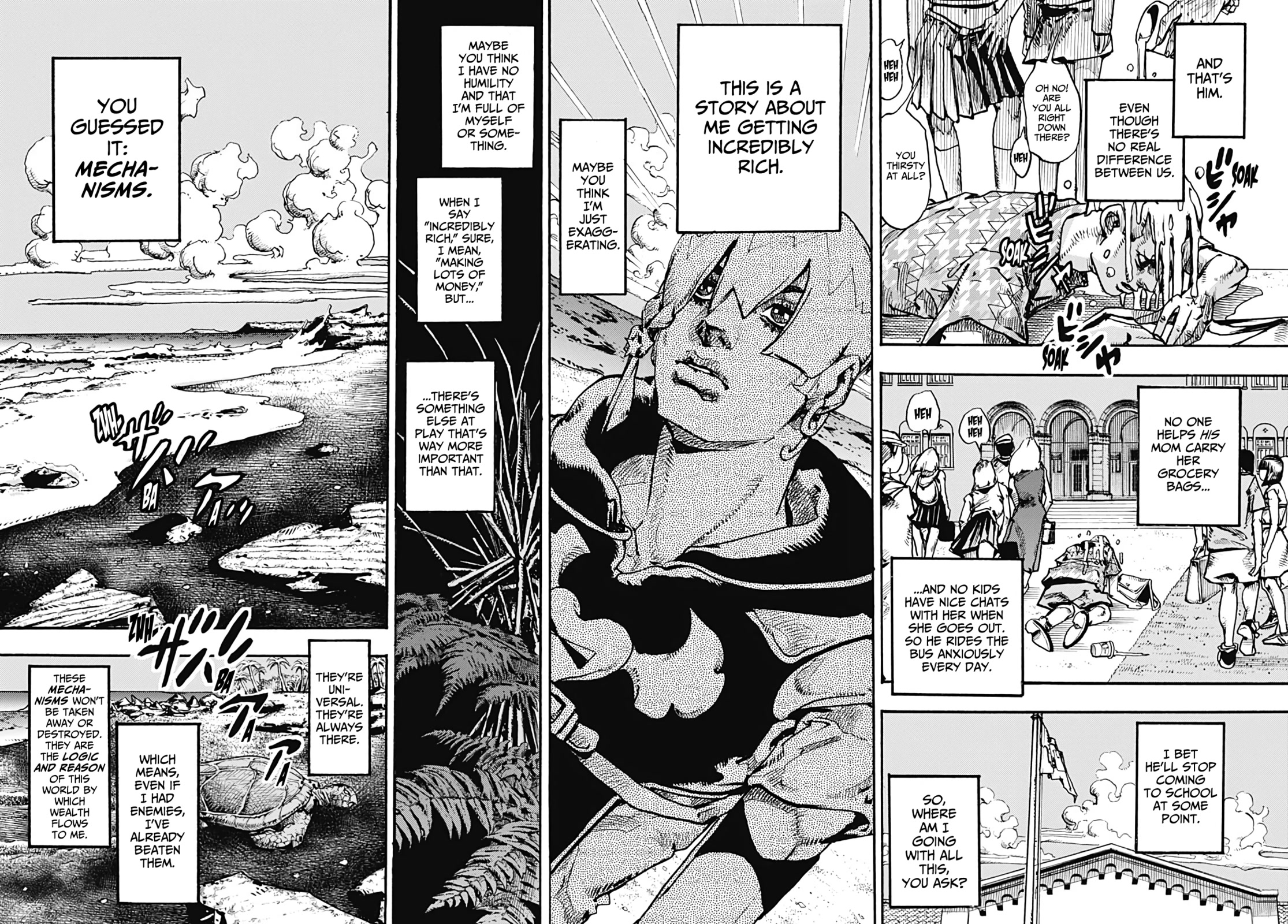 JoJo's Bizarre Adventure Part 9 - The JOJOLands Chapter 1 page 44 - Chapter 1: Mechanisms