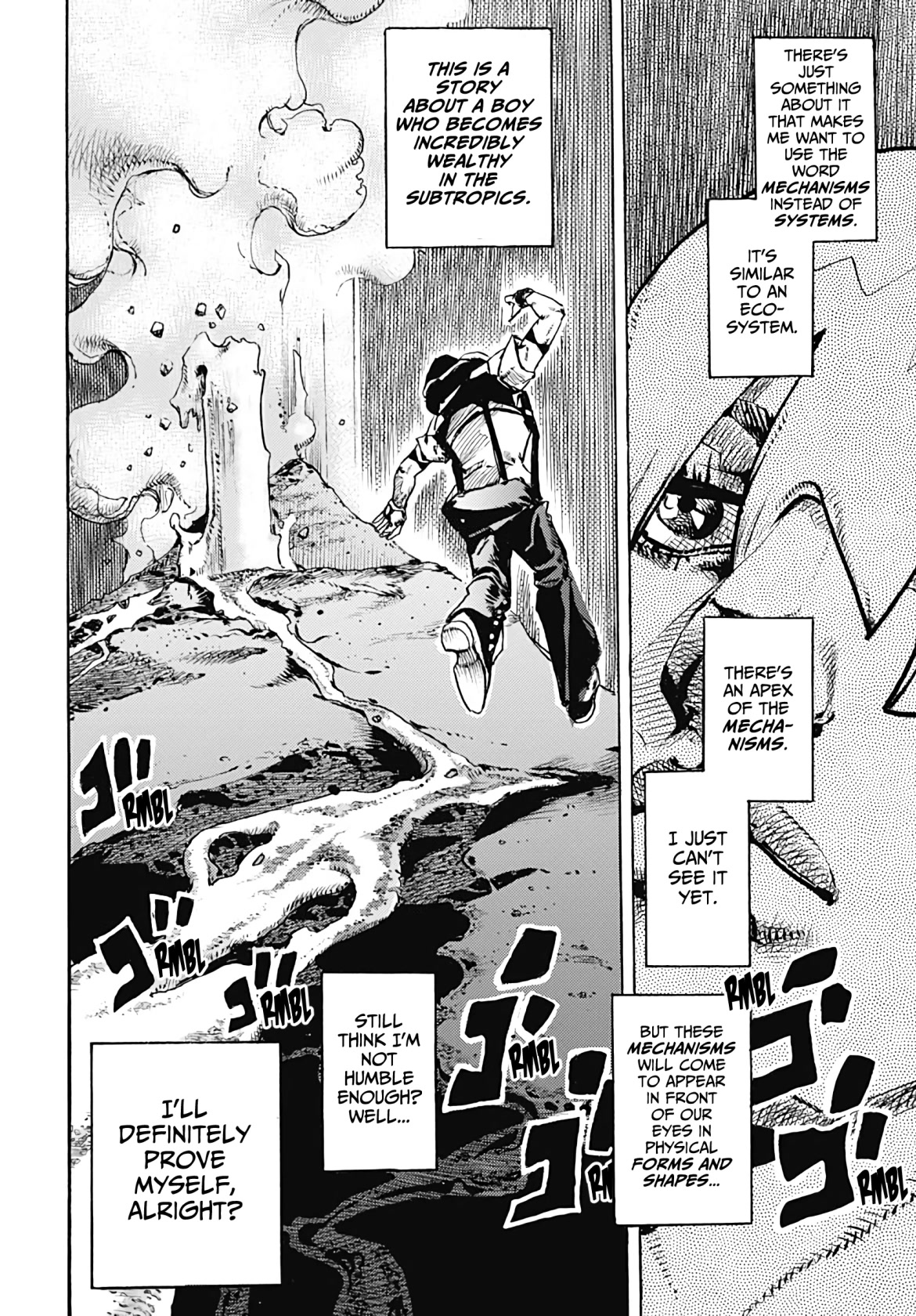 JoJo's Bizarre Adventure Part 9 - The JOJOLands Chapter 1 page 45 - Chapter 1: Mechanisms