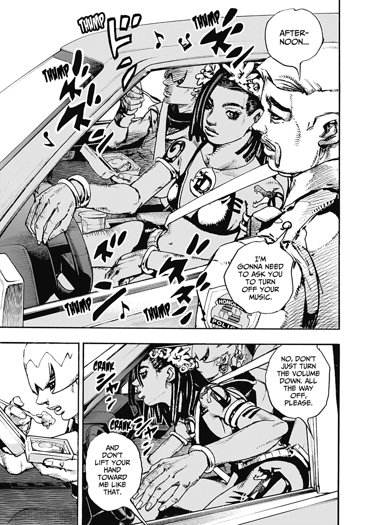 JoJo's Bizarre Adventure Part 9 - The JOJOLands Chapter 1 page 6 - Chapter 1: Mechanisms