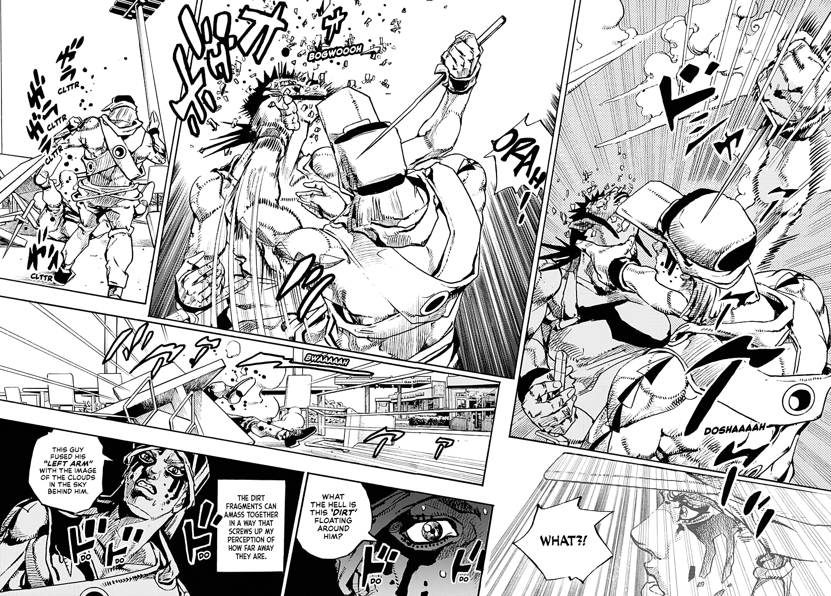 JoJo's Bizarre Adventure Part 9 - The JOJOLands Chapter 10 page 17 - Chapter 10: The Hustle, Part 1