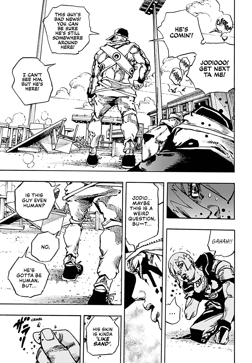 JoJo's Bizarre Adventure Part 9 - The JOJOLands Chapter 10 page 19 - Chapter 10: The Hustle, Part 1