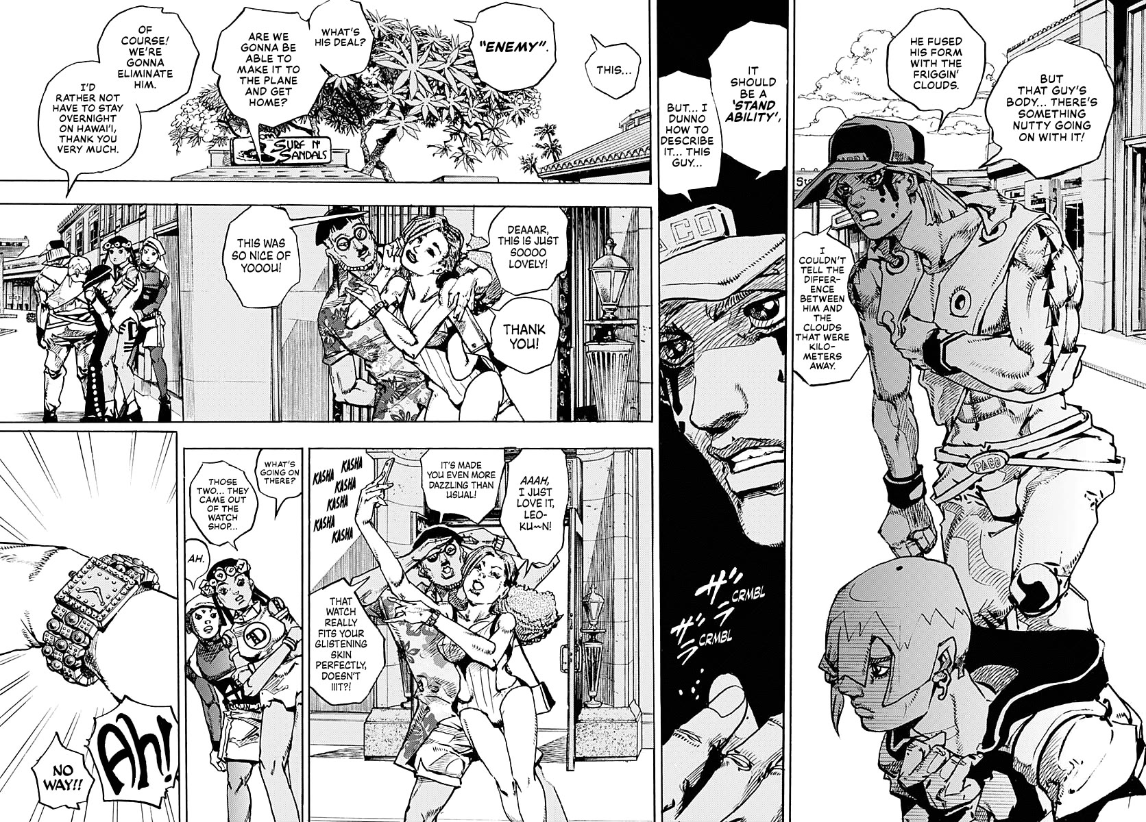 JoJo's Bizarre Adventure Part 9 - The JOJOLands Chapter 10 page 23 - Chapter 10: The Hustle, Part 1