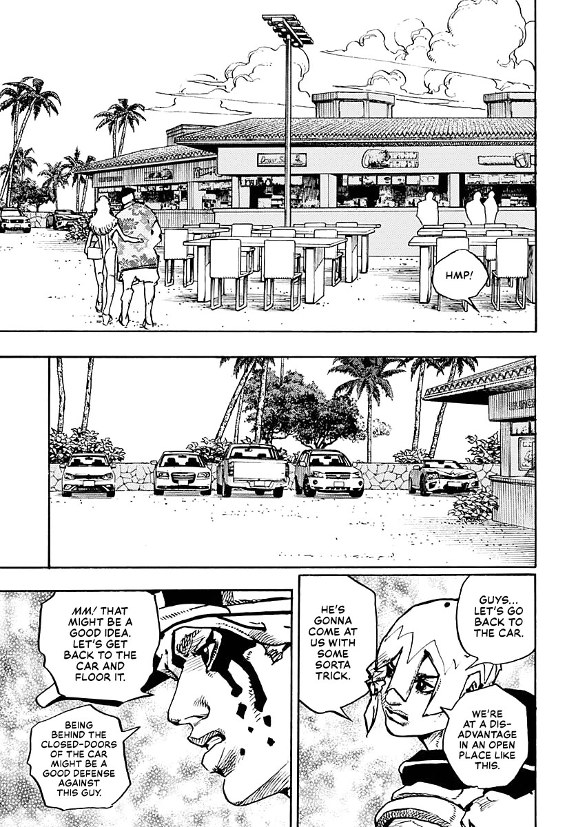 JoJo's Bizarre Adventure Part 9 - The JOJOLands Chapter 10 page 25 - Chapter 10: The Hustle, Part 1