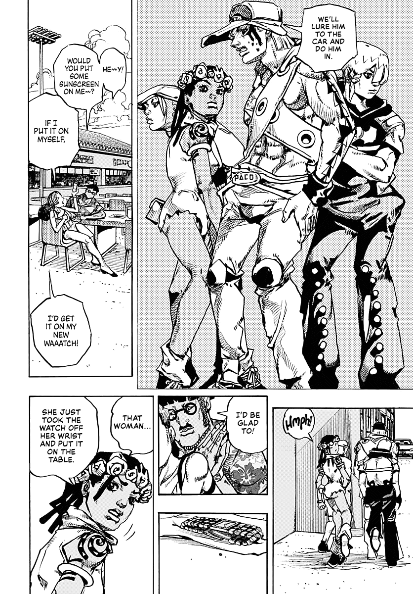 JoJo's Bizarre Adventure Part 9 - The JOJOLands Chapter 10 page 26 - Chapter 10: The Hustle, Part 1